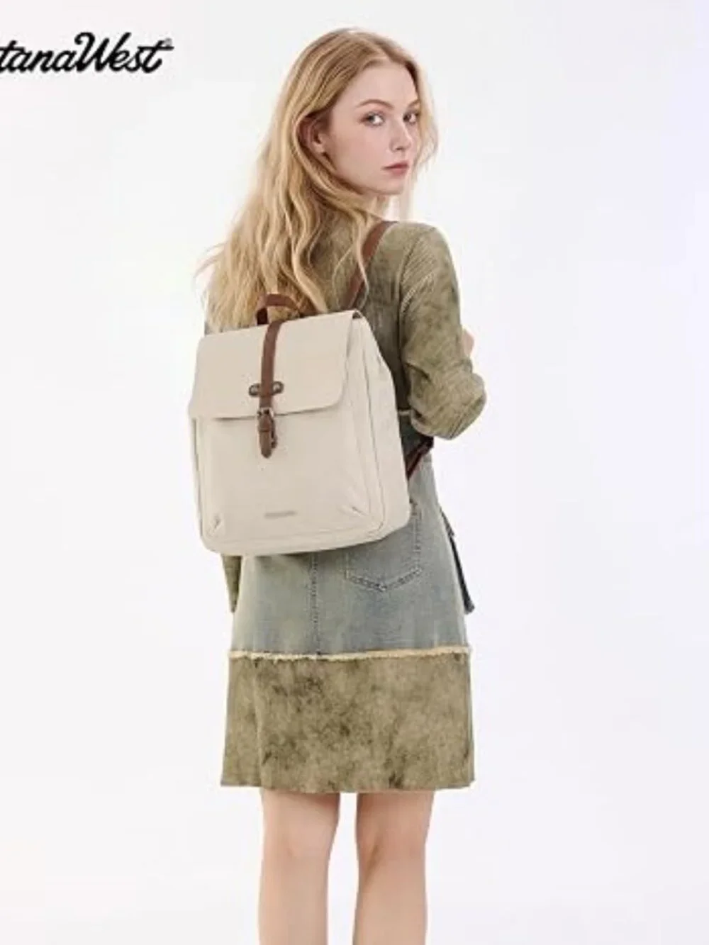 Backpack Purse for Women Casual Daypack Convertible Crossbody Backpack for Trave